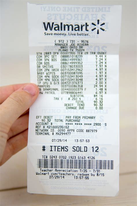 Thanks to the secret discount, Kiersti only paid $5. . Walmart receipt look up